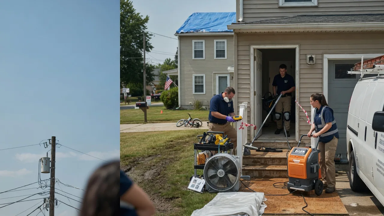 Water Damage Repair in Delong, IN near me